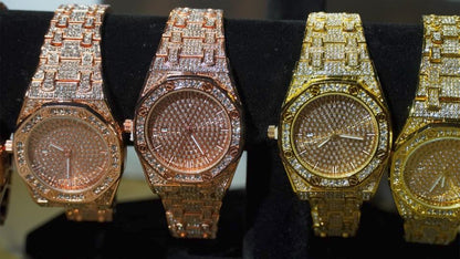 18K Rose Gold Plated Quartz Watch